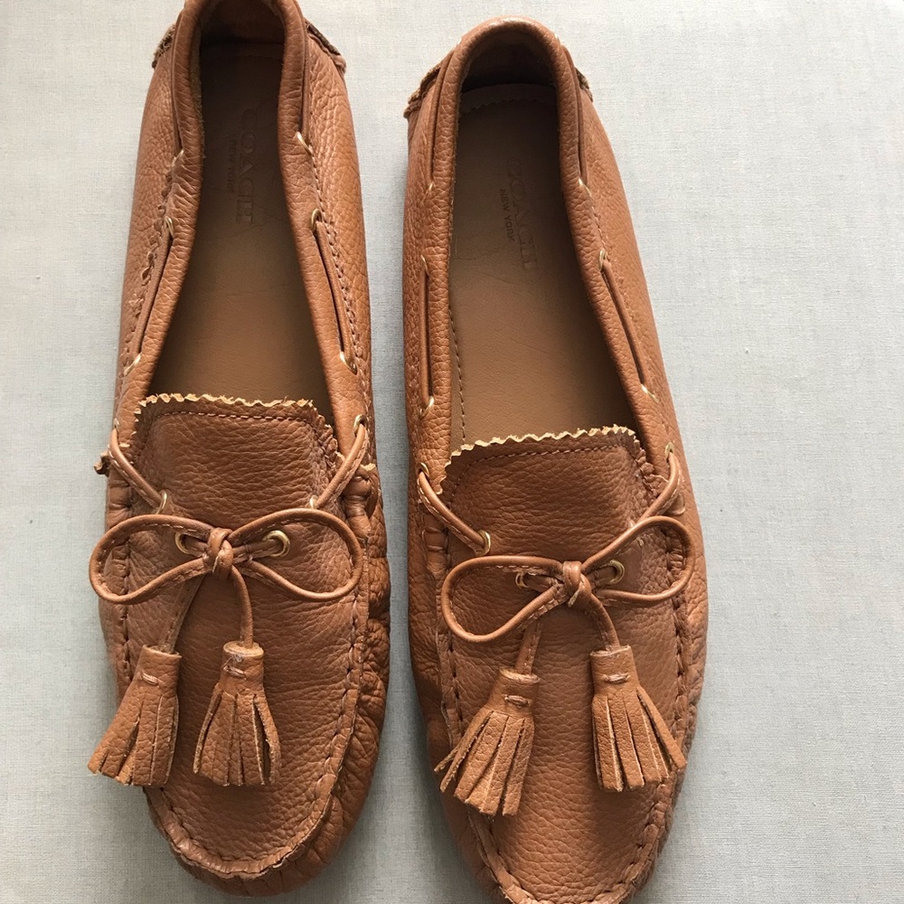 Coach Nadia Driving Moccasins Size 8
